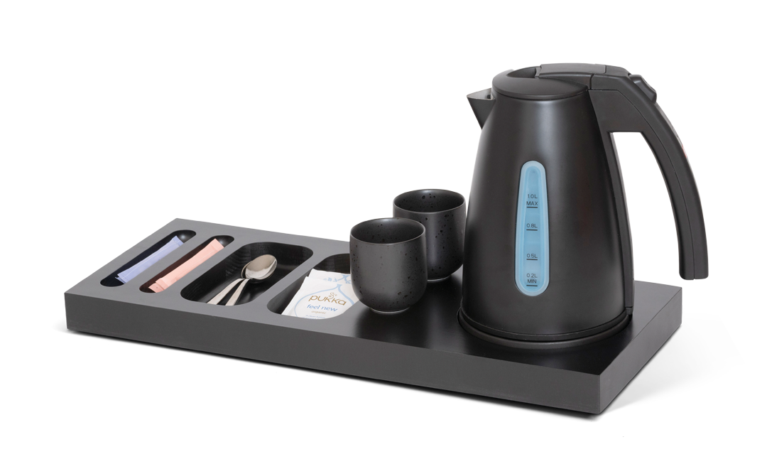 Saffron View kettle matt black EU plug Kettles Bentley